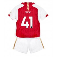 Arsenal Declan Rice #41 Koti Peliasu Lasten 2023-24 Lyhythihainen (+ Lyhyet housut)